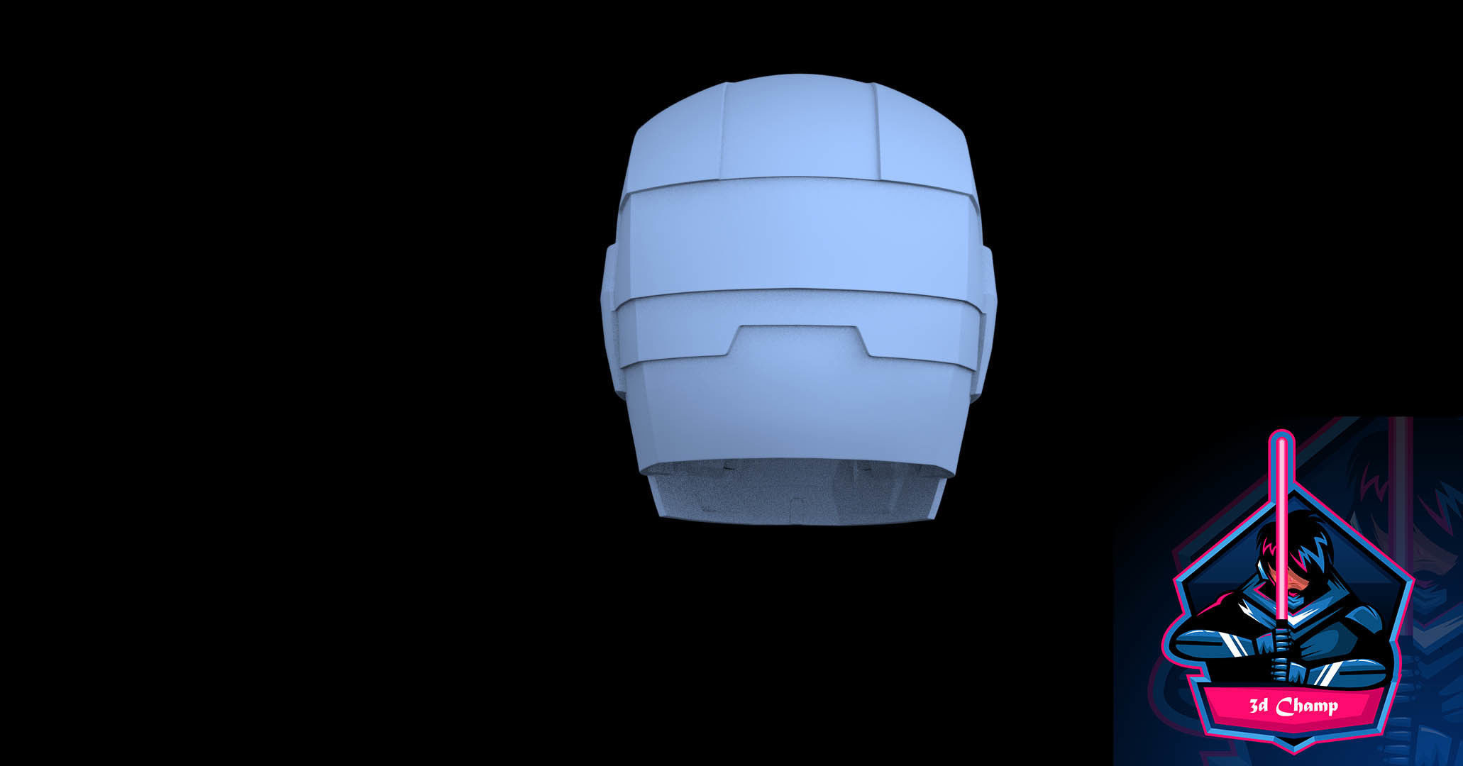 IRONMAN MK43 HELMET READY TO 3D PRINT 3D model_4