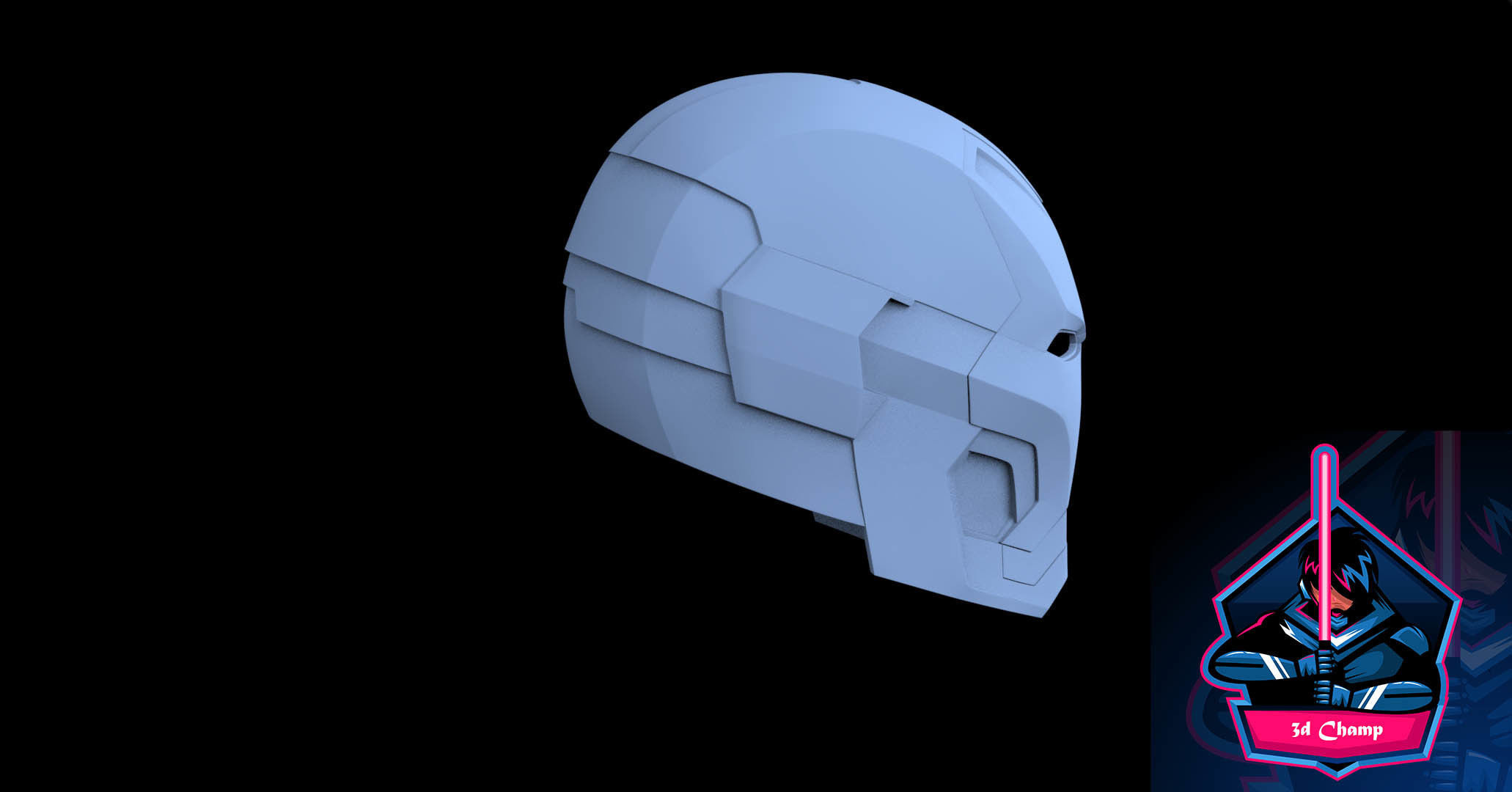 IRONMAN MK43 HELMET READY TO 3D PRINT 3D model_5