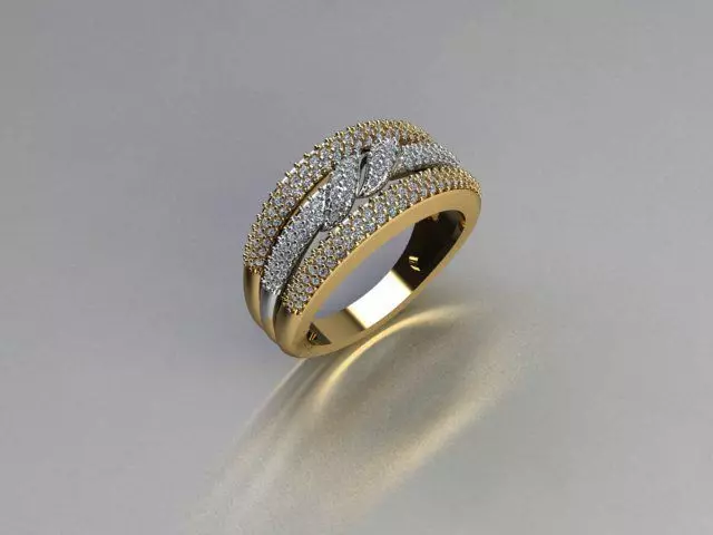 ring jewelry 3D print model_0