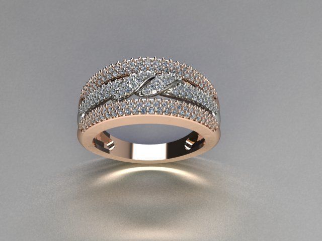 ring jewelry 3D print model_3