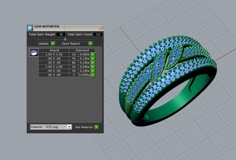 ring jewelry 3D print model_4
