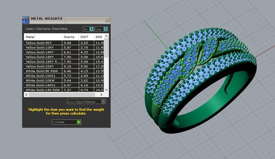 ring jewelry 3D print model_5