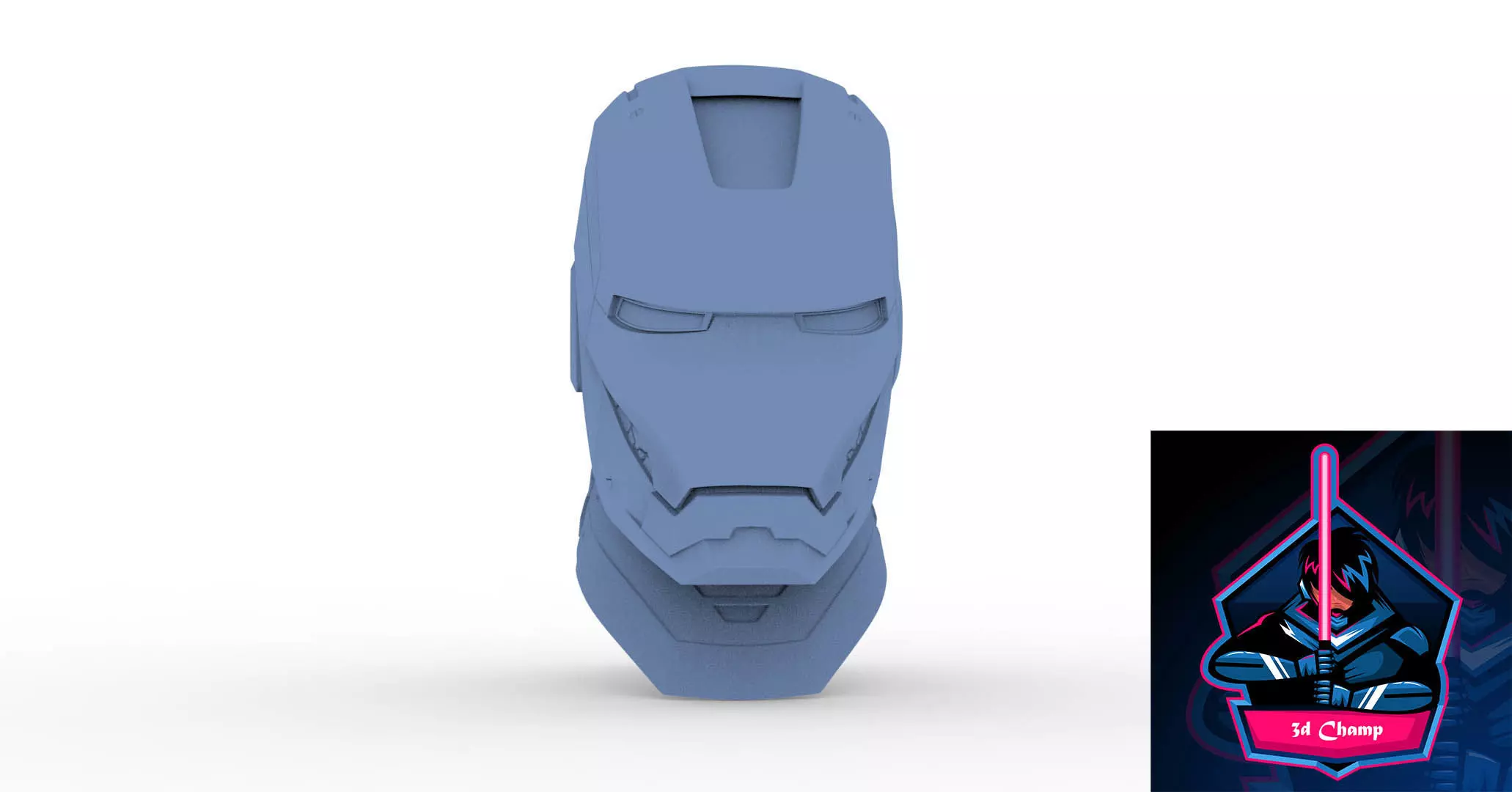 Ironman MK3 Helmet ready to 3d print 3D model_0