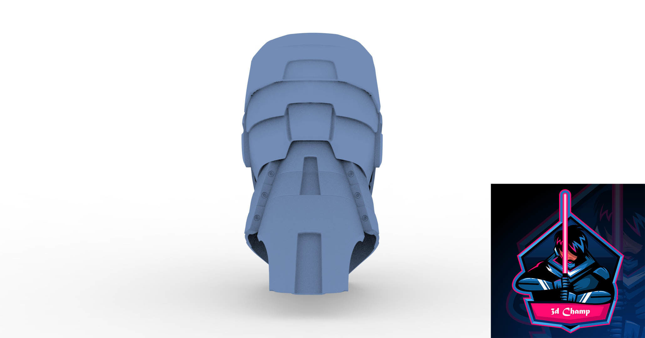 Ironman MK3 Helmet ready to 3d print 3D model_3