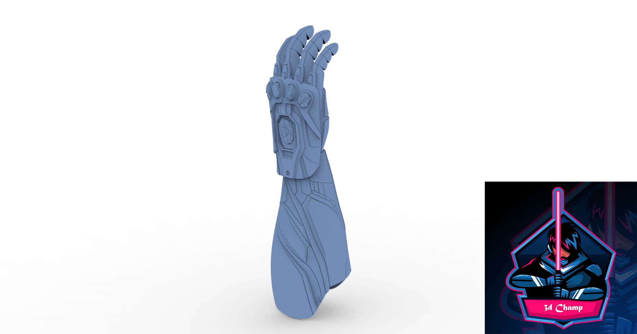 IRONMAN MK 85 GAUNTLET READY TO 3D PRINT 3D model_2