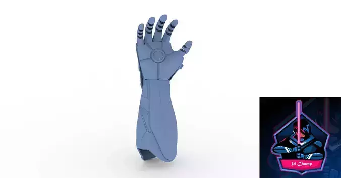 IRONMAN MK 85 GAUNTLET READY TO 3D PRINT