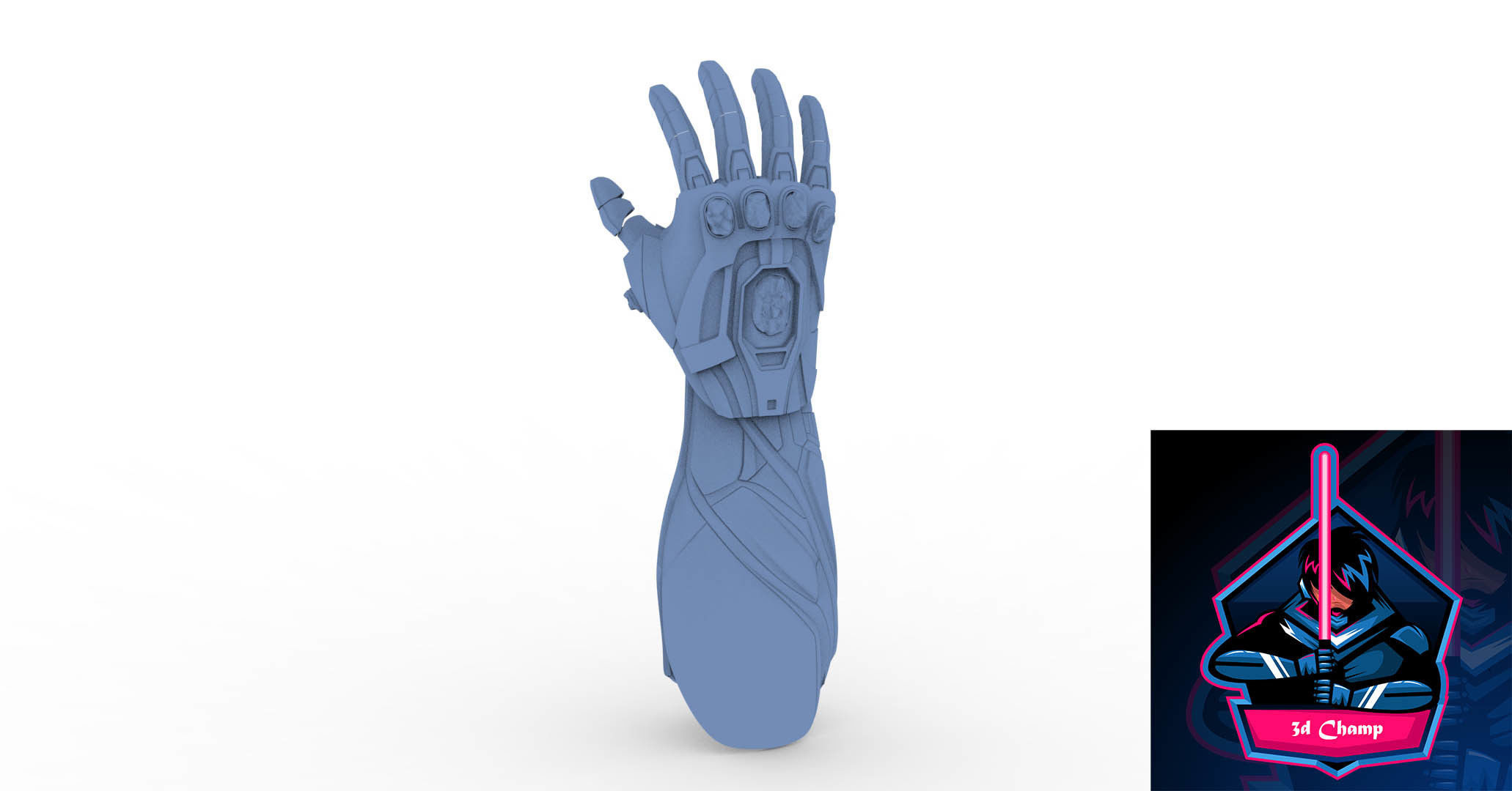 IRONMAN MK 85 GAUNTLET READY TO 3D PRINT 3D model_1