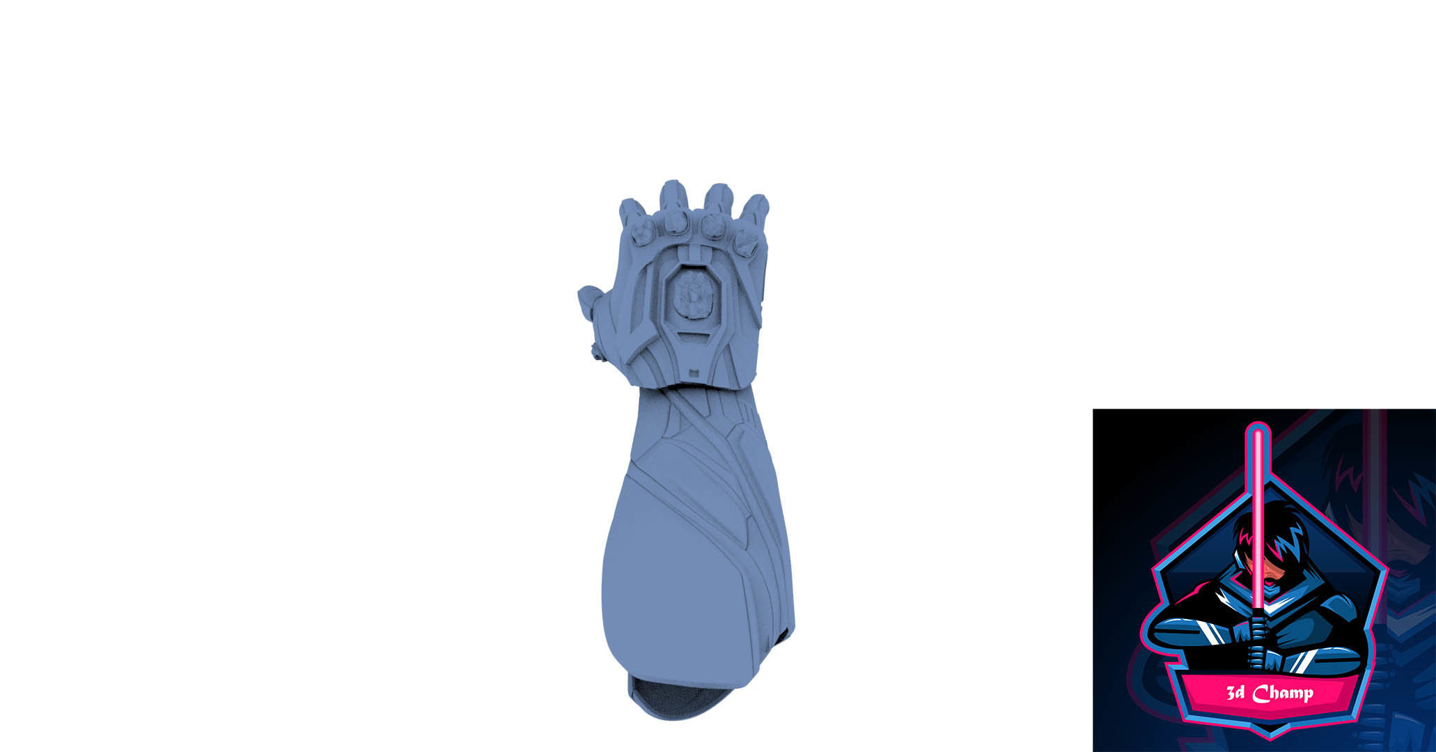 IRONMAN MK 85 GAUNTLET READY TO 3D PRINT 3D model_4