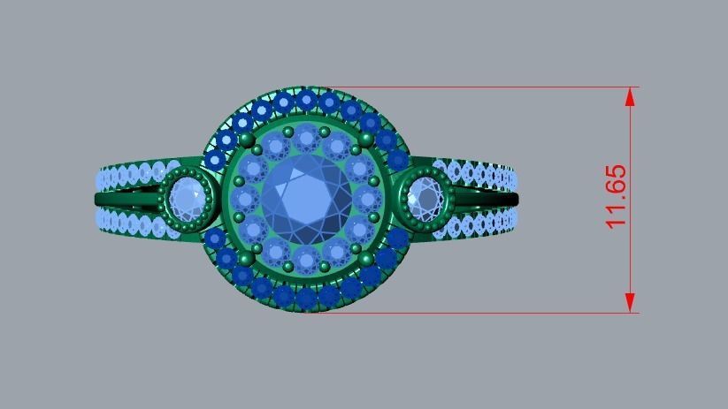 ring jewelry 3D print model_7