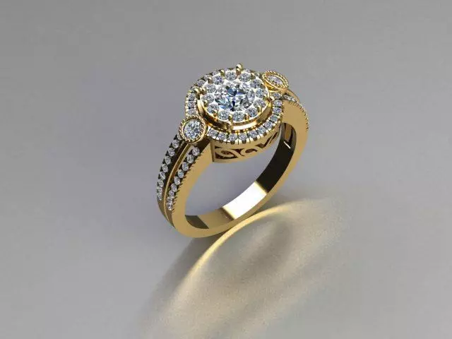 ring jewelry 3D print model_0