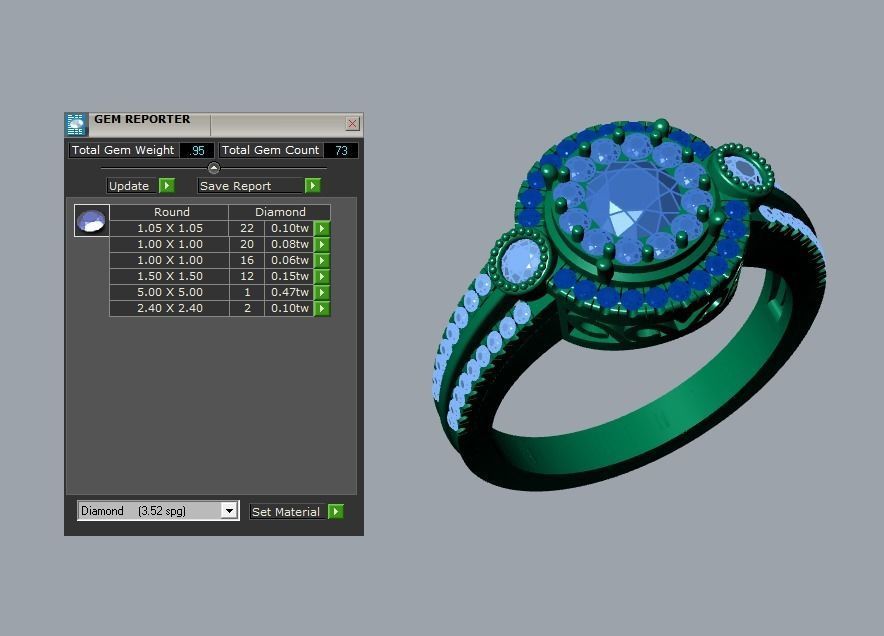 ring jewelry 3D print model_5