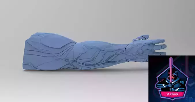 Ironman Infinity Gauntlet ready to 3d print 3D model