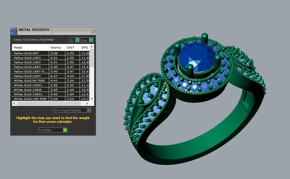 ring jewelry 3D print model_6