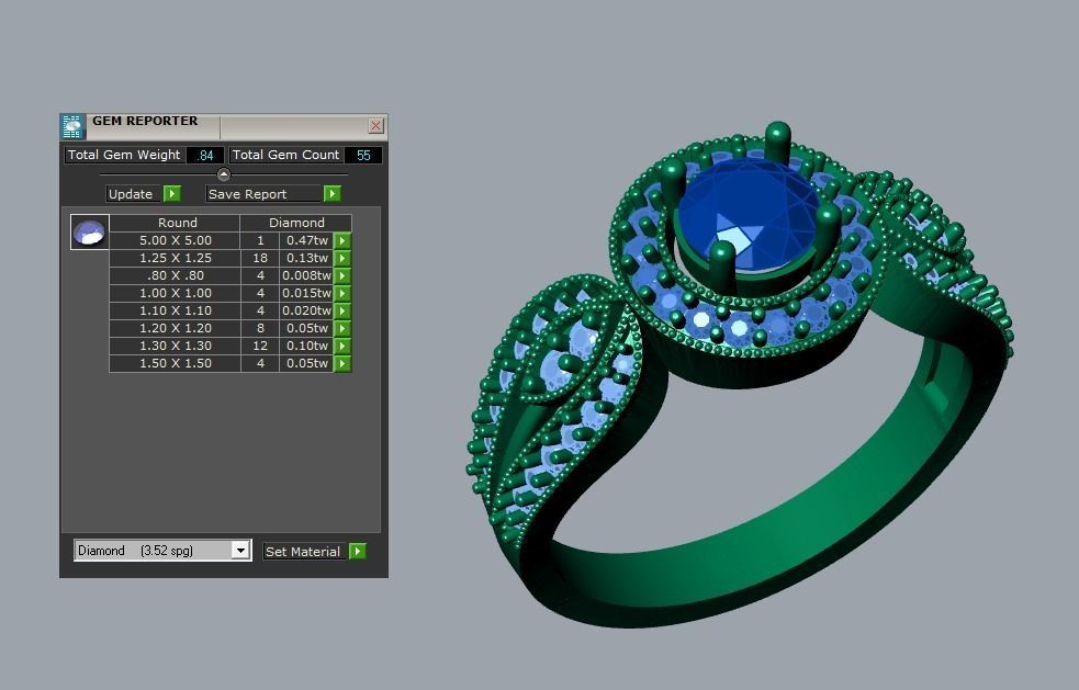 ring jewelry 3D print model_5