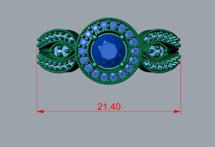 ring jewelry 3D print model_7