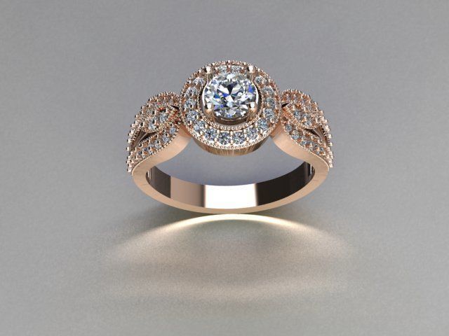 ring jewelry 3D print model_3