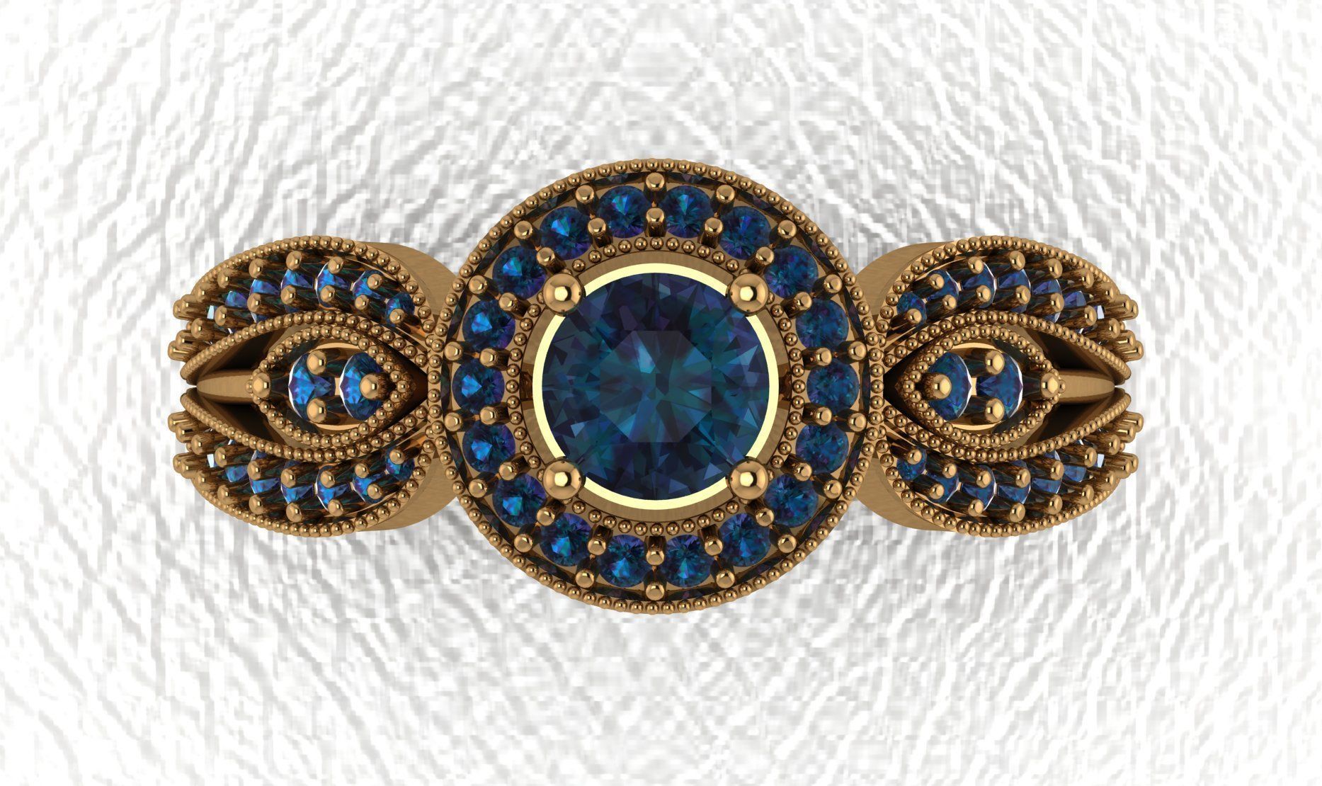 ring jewelry 3D print model_1