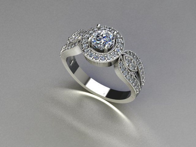 ring jewelry 3D print model_2