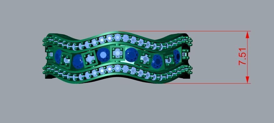 ring jewelry 3D print model_7