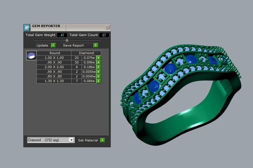 ring jewelry 3D print model_5