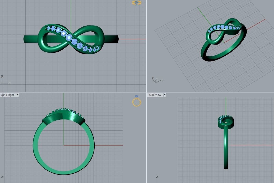 ring jewelry 3D print model_4