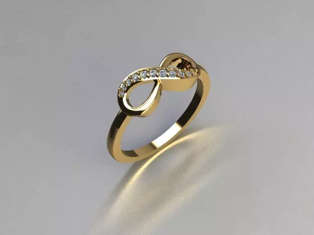 ring jewelry 3D print model_0