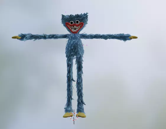 Huggy Wuggy Low-poly 3D model_0
