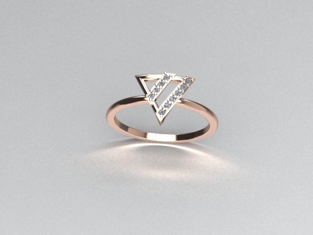 ring jewelry 3D print model_3