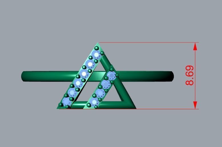 ring jewelry 3D print model_7