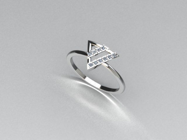 ring jewelry 3D print model_2