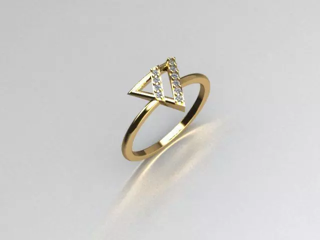 ring jewelry 3D print model_0