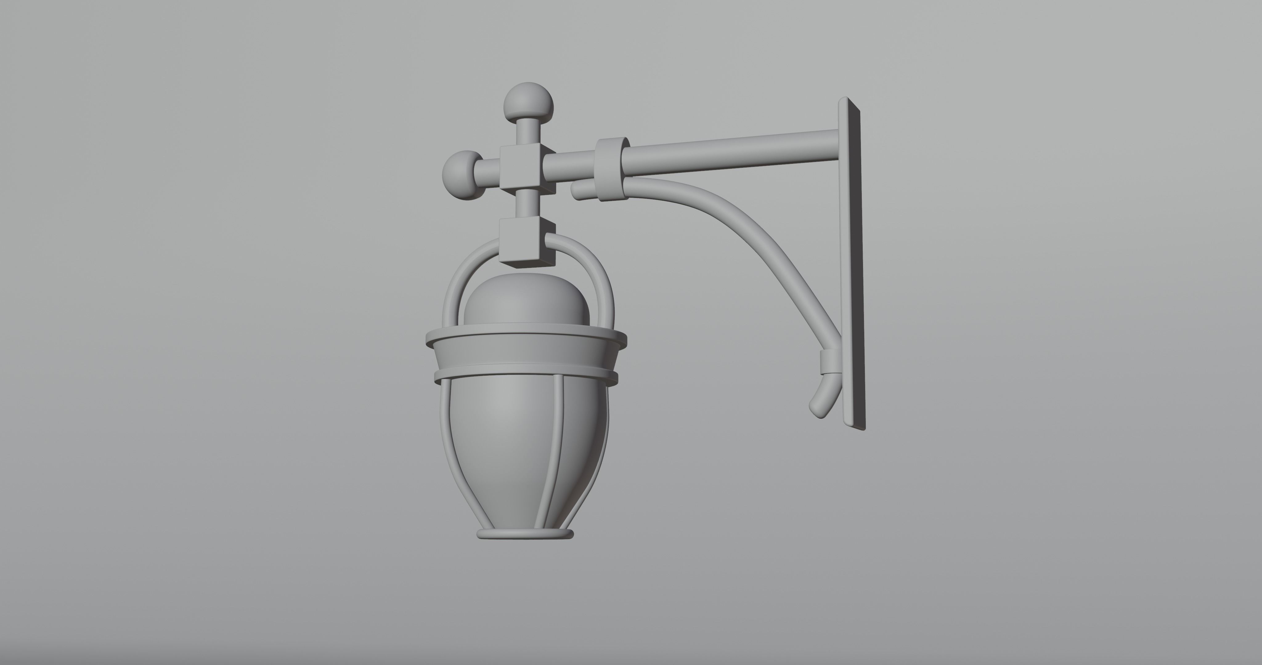 Street light 3D model_10