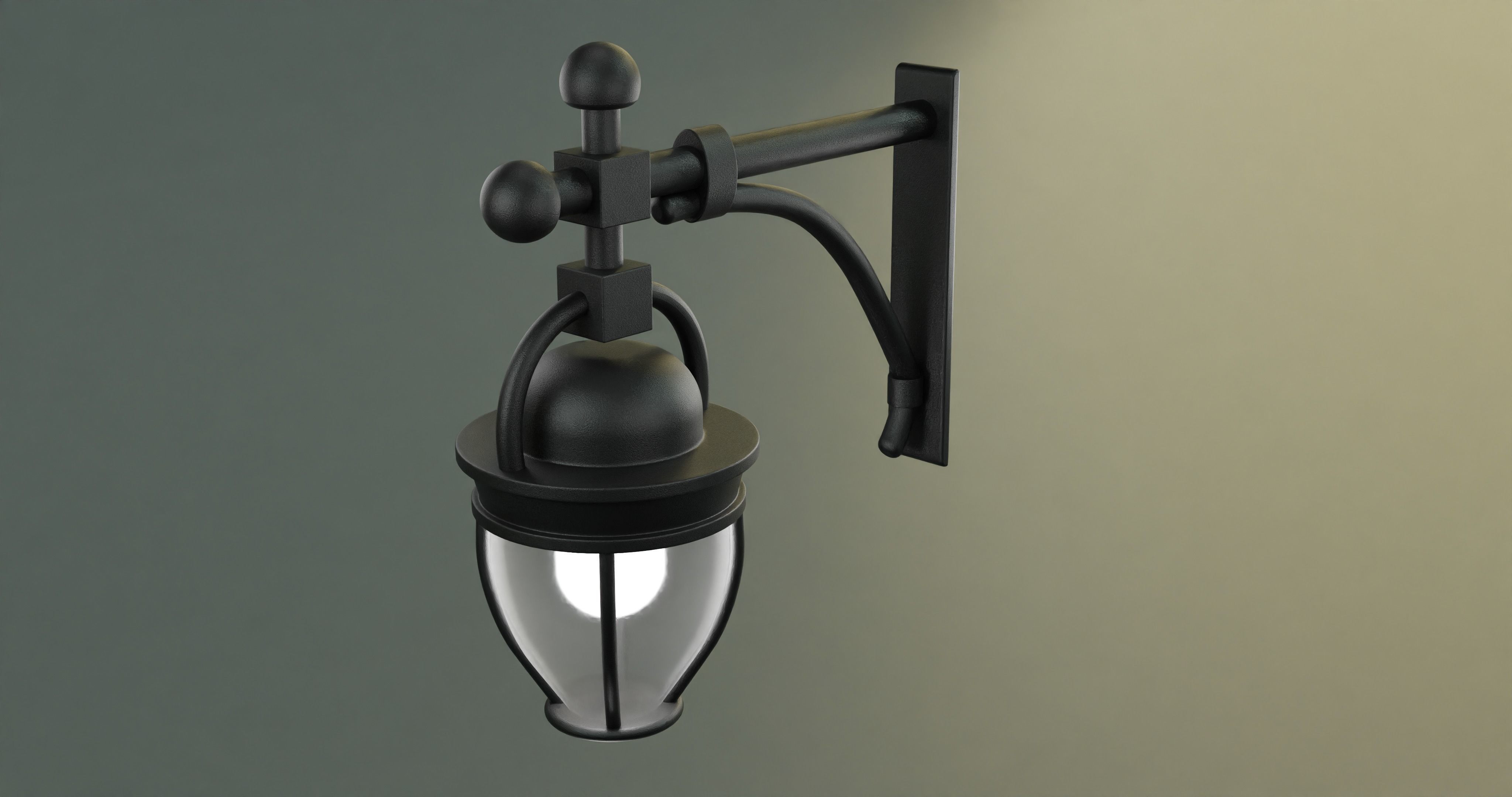 Street light 3D model_4