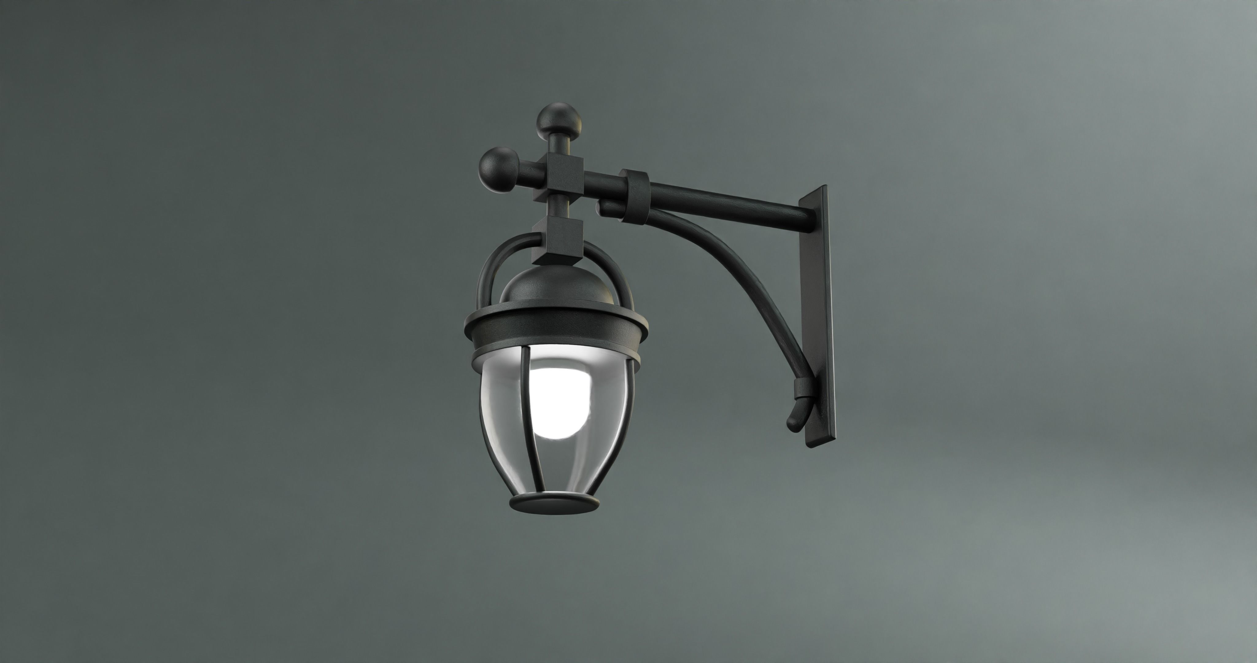 Street light 3D model_1