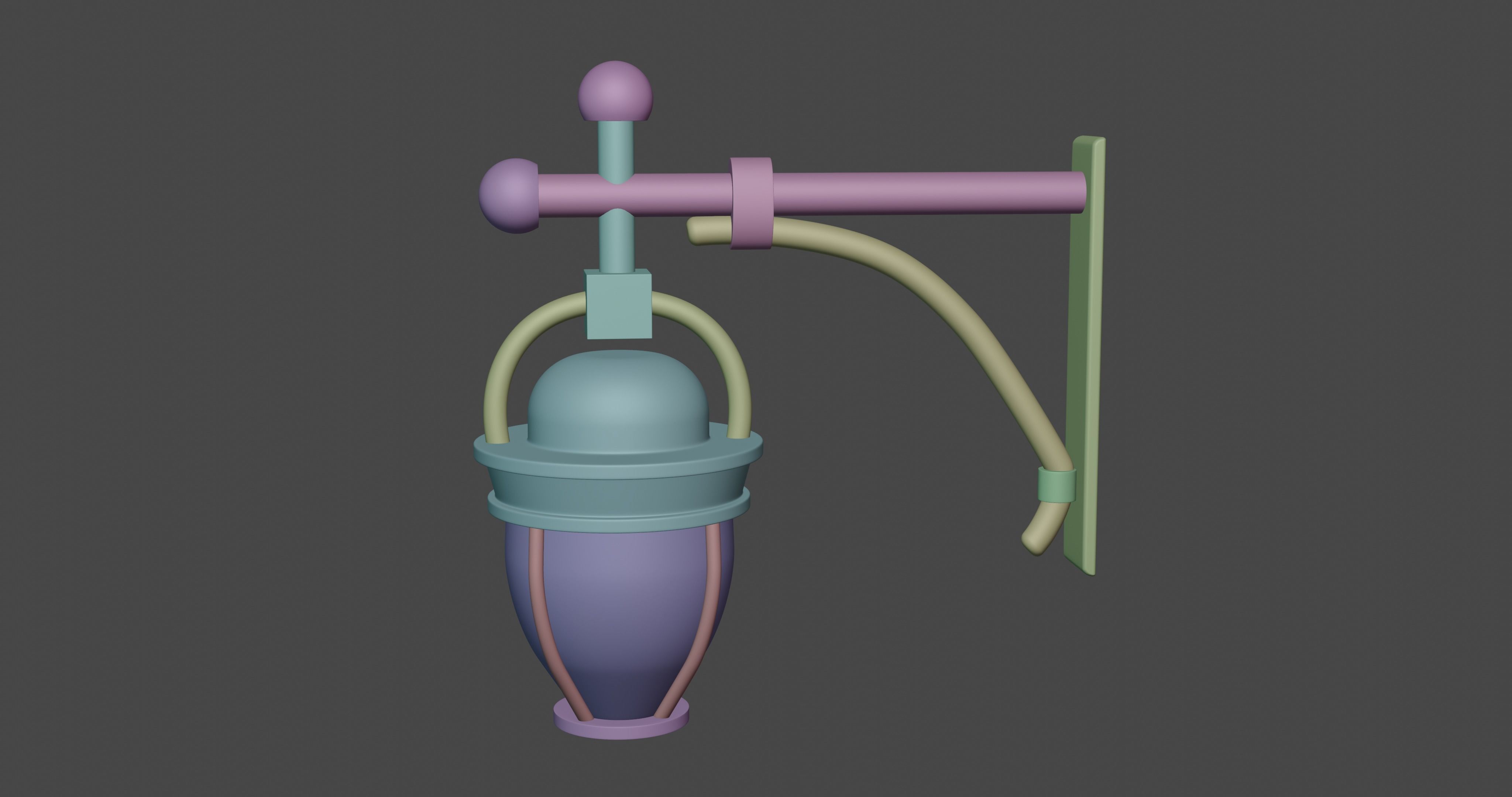 Street light 3D model_14