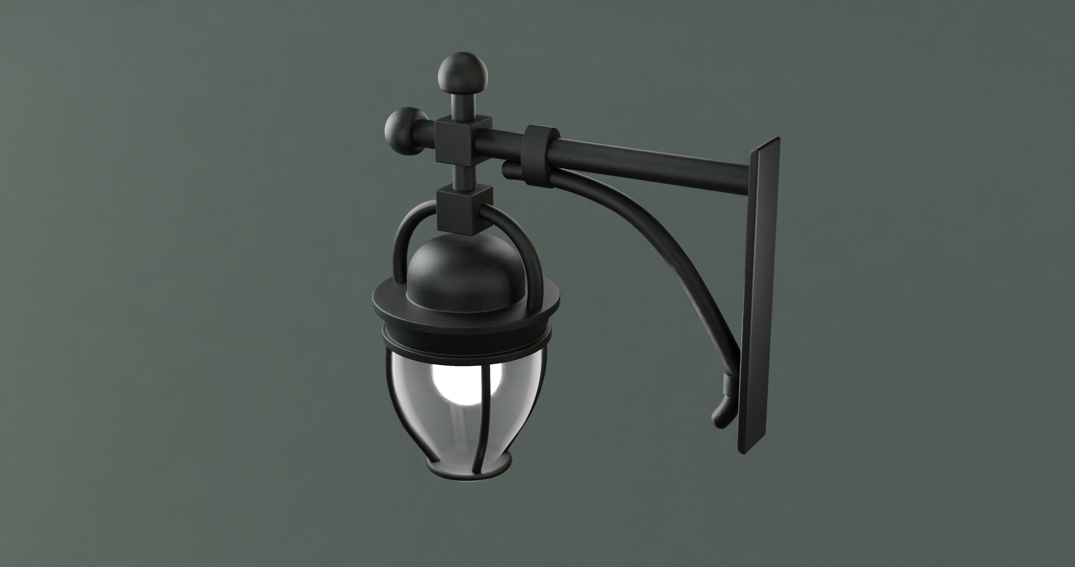 Street light 3D model_3
