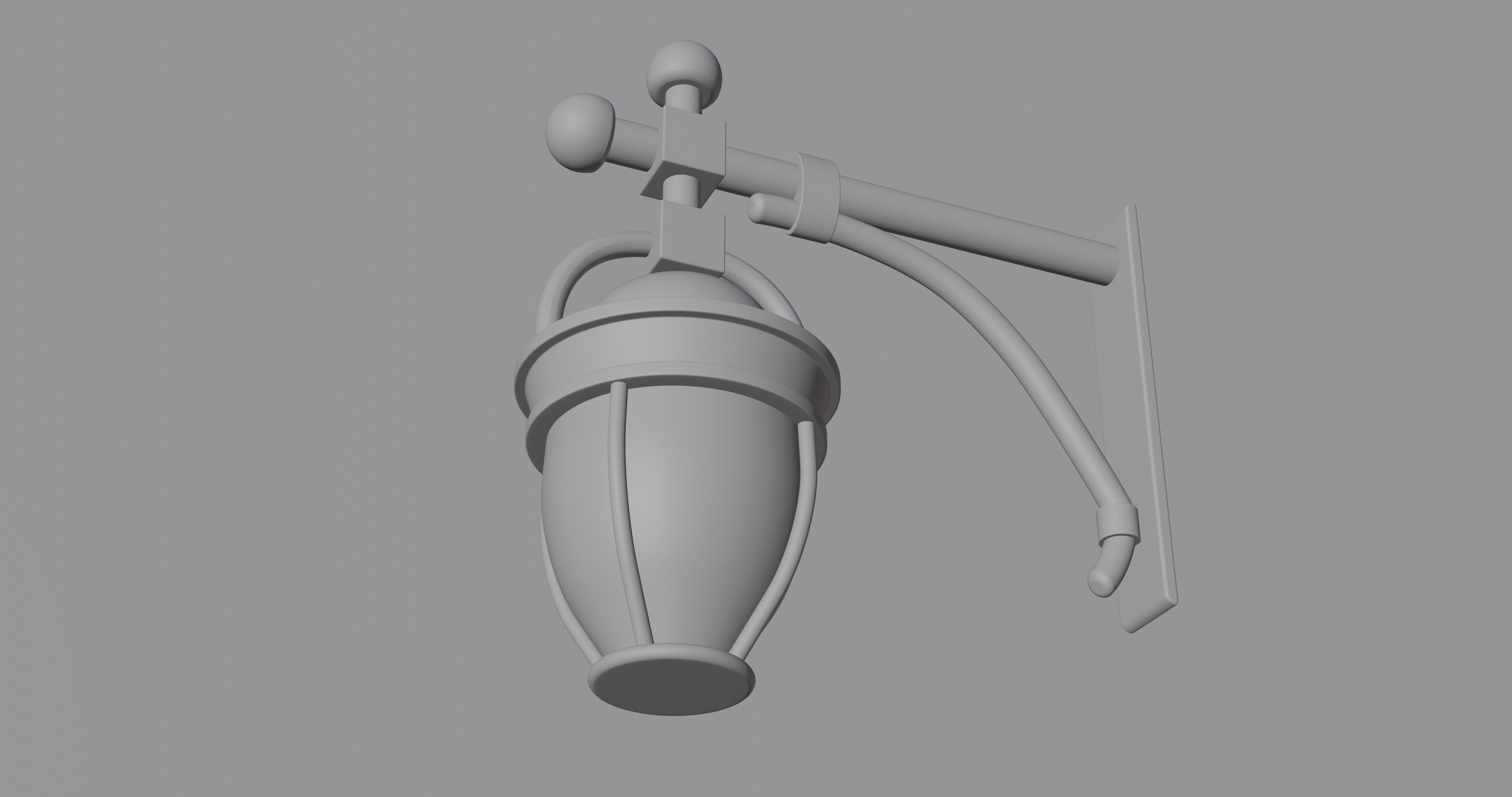 Street light 3D model_11