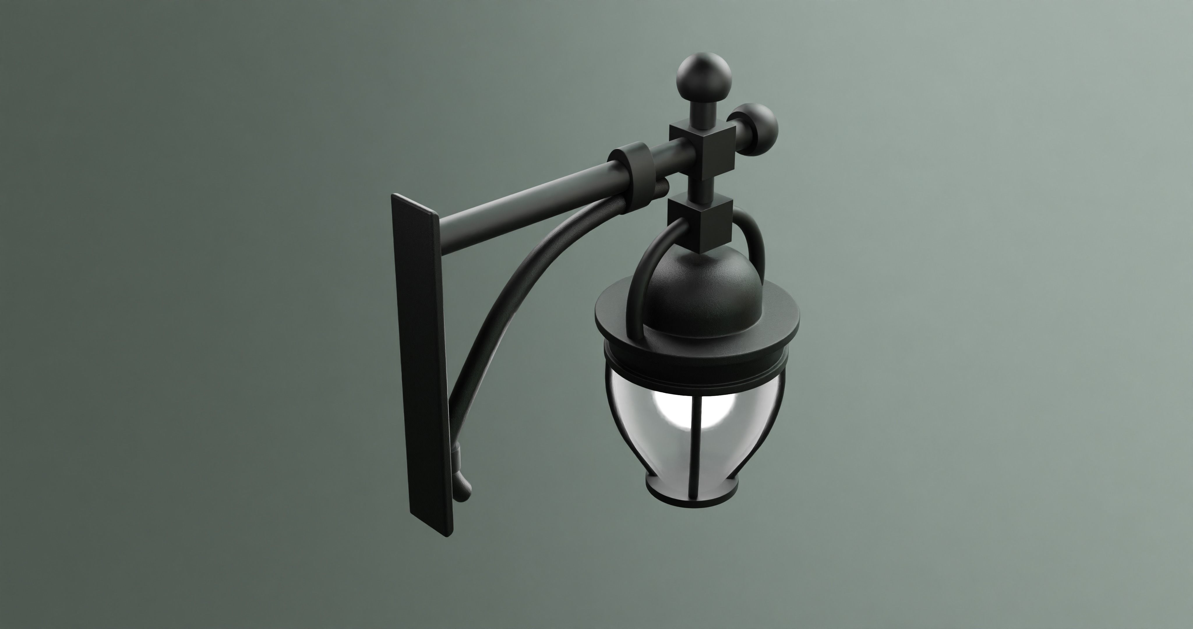 Street light 3D model_9