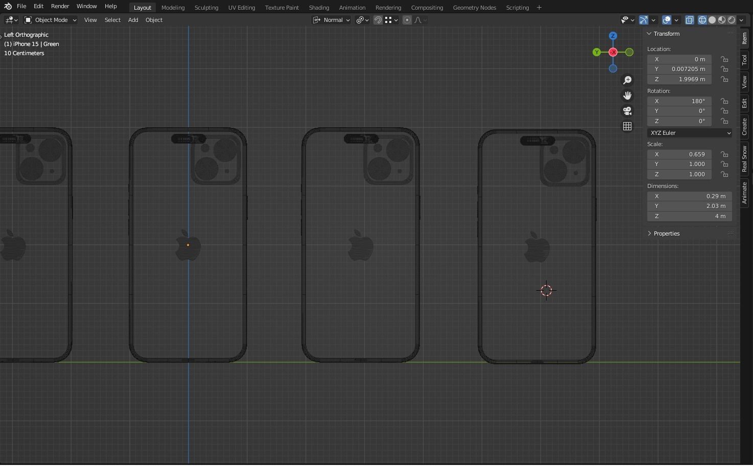 iPhone 15  Free 3D model_9