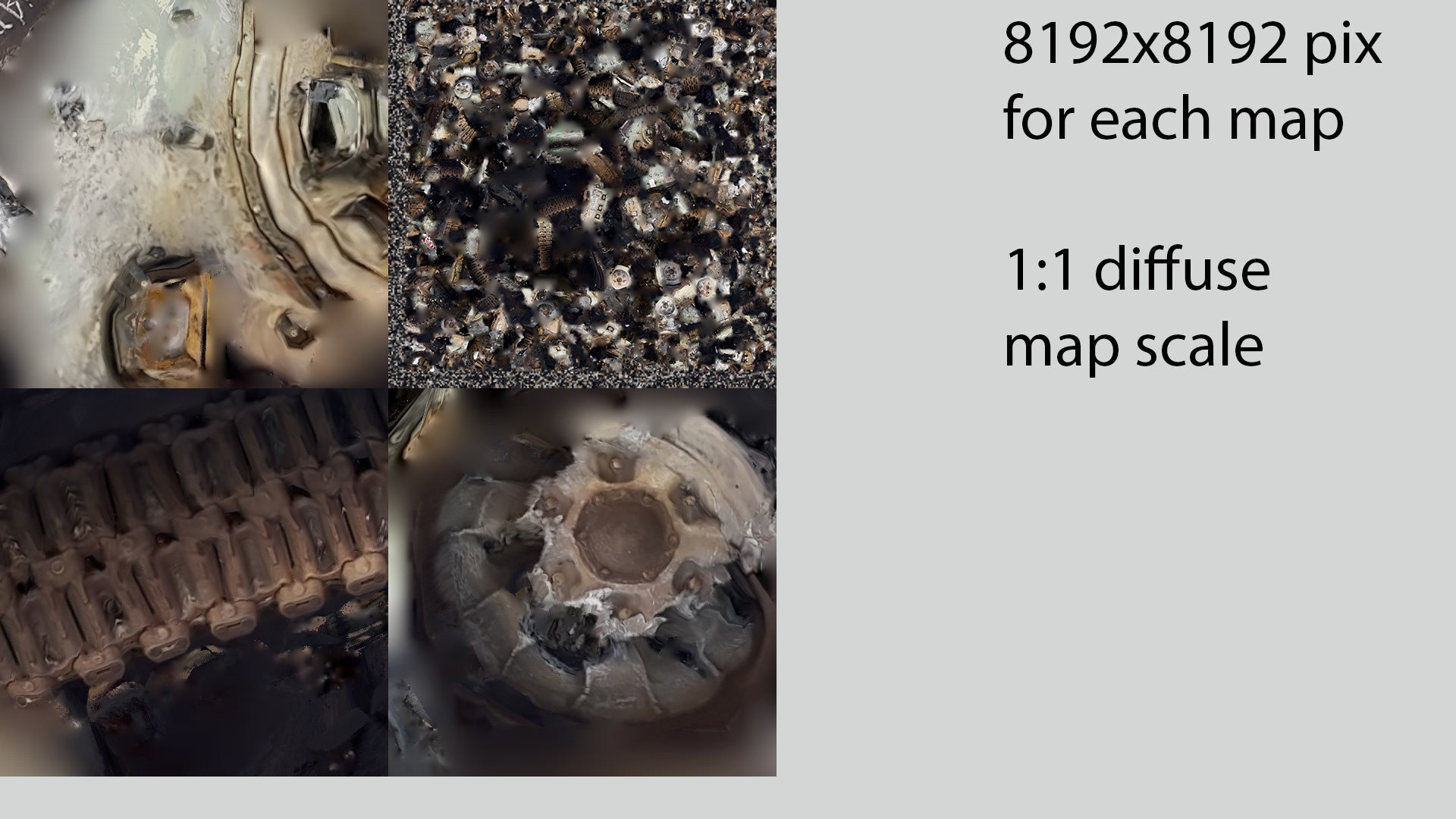 Russian T-72 tank destroyed by Ukrainian army 3D model_6