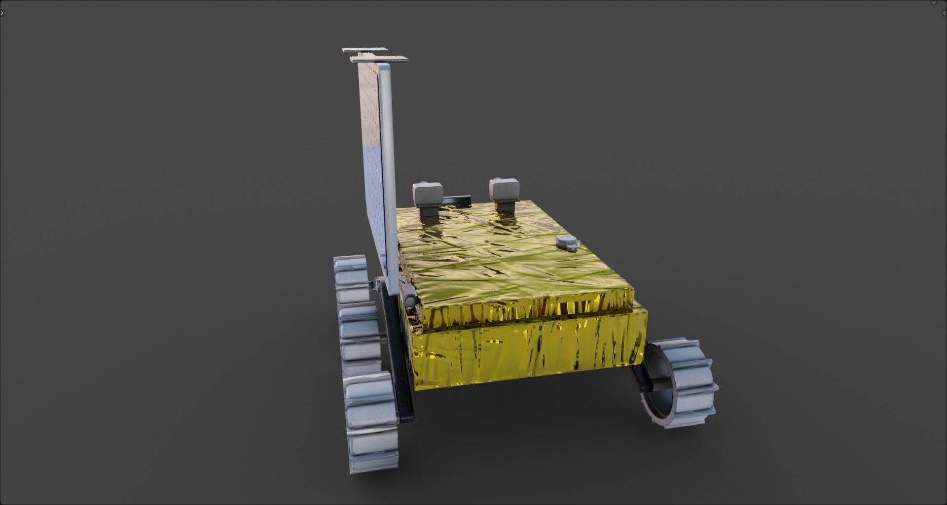 Vikram Chandrayan 3 - Chandrayaan and Moon rover 3D model_22