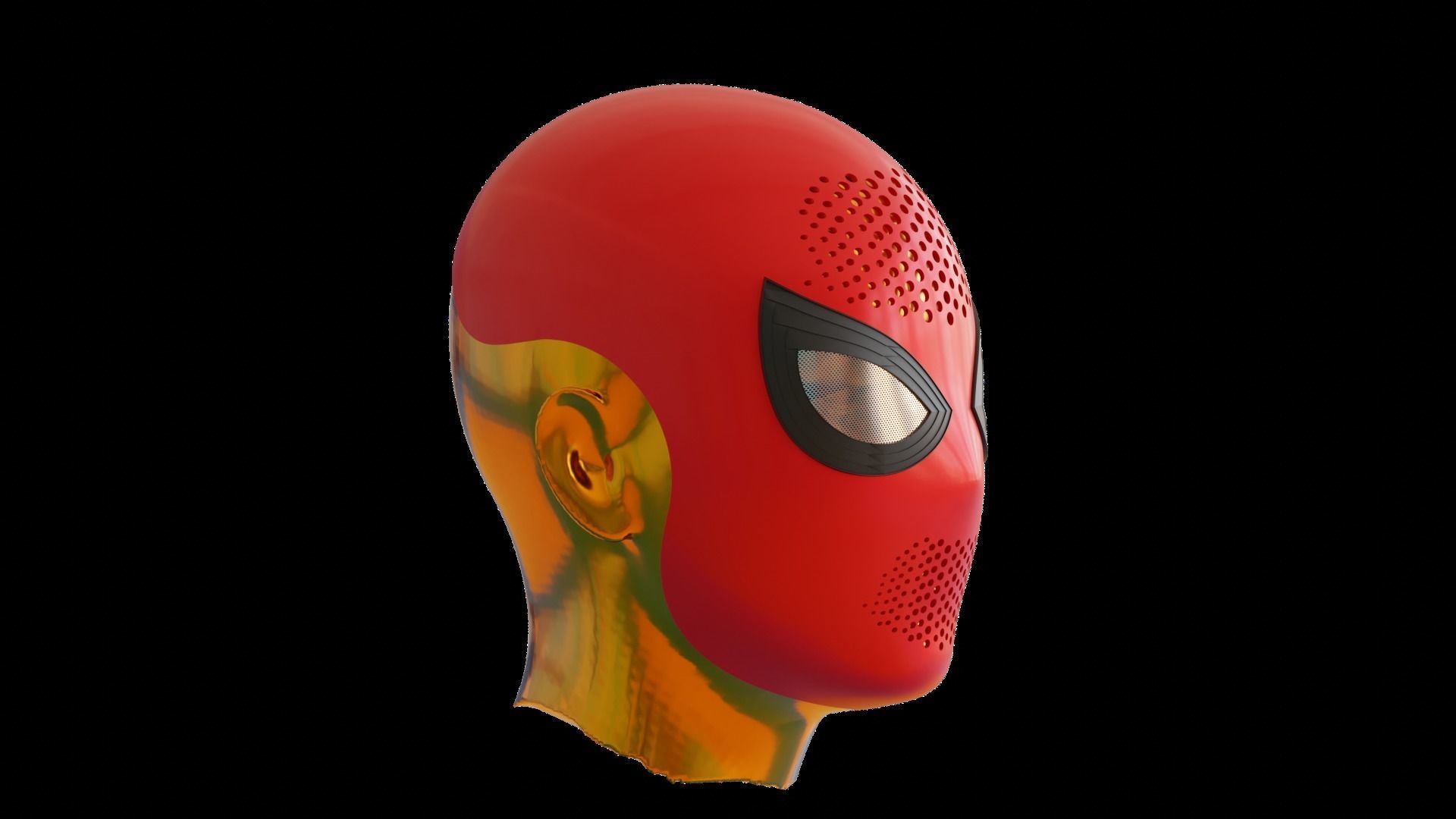 mcu  spiderman faceshell 3d model 3D print model_3