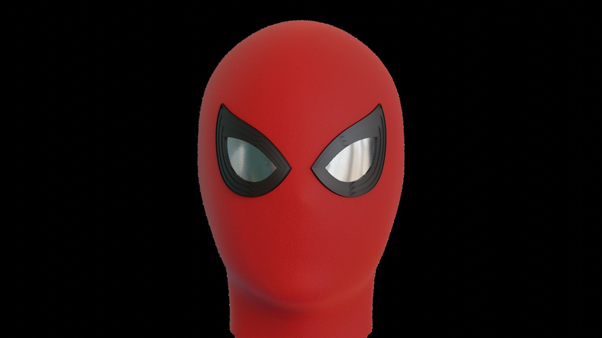 mcu  spiderman faceshell 3d model 3D print model_4