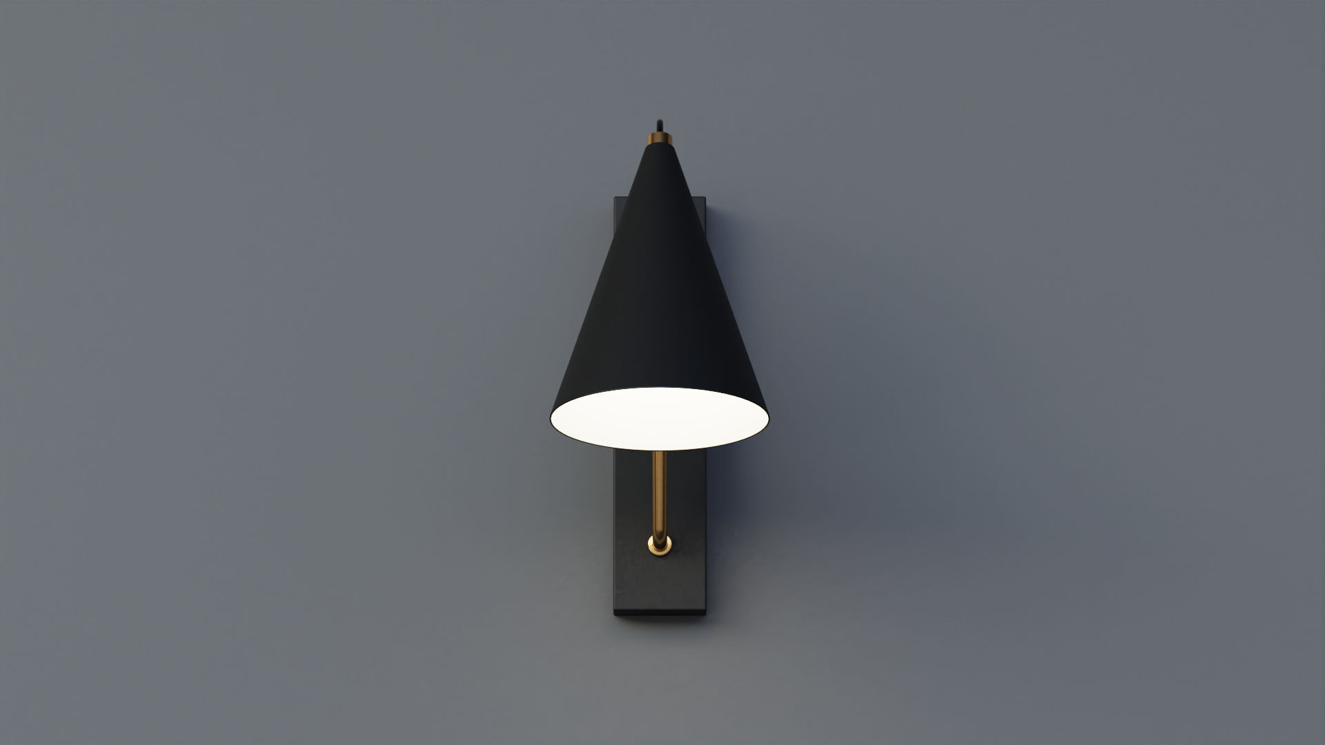 Kalika Modern Wall Sconce 3D model_1