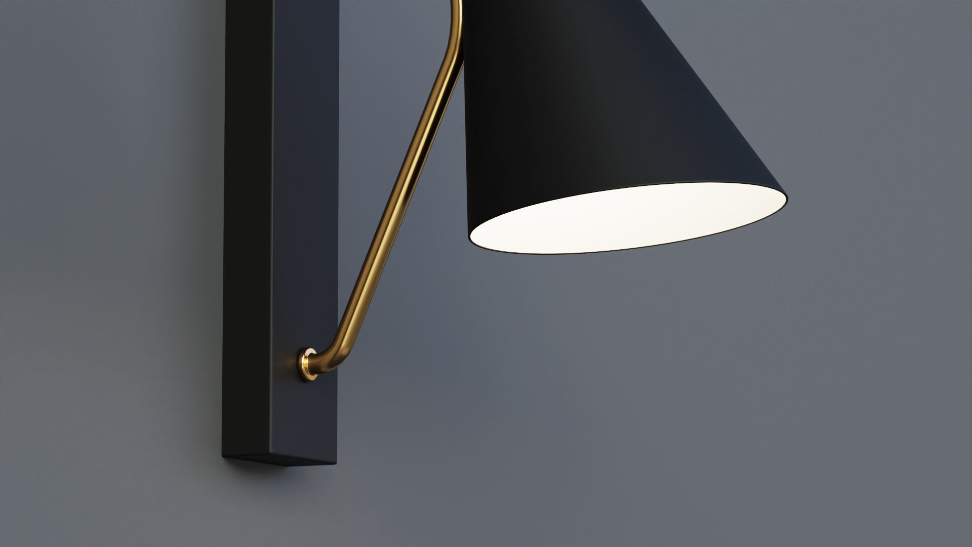 Kalika Modern Wall Sconce 3D model_5