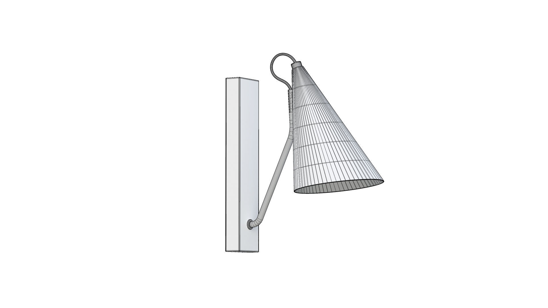Kalika Modern Wall Sconce 3D model_6