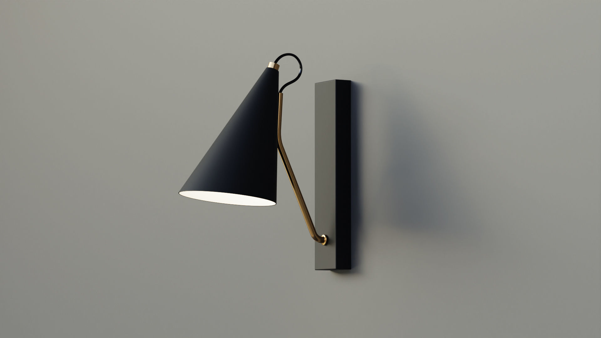 Kalika Modern Wall Sconce 3D model_2