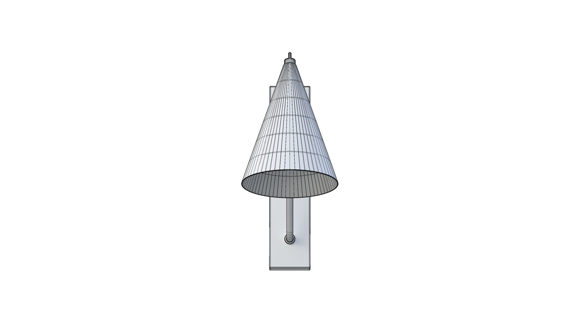 Kalika Modern Wall Sconce 3D model_7
