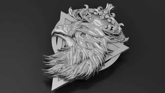 Eagle pendant 3D print model