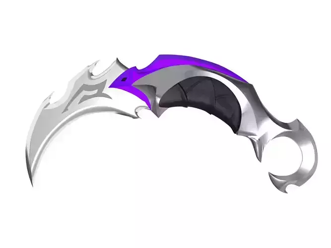 Karambit Reaver VALORANT 3D print model